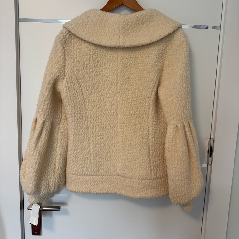 Cream Teddy Jacket - Picture 2 of 3